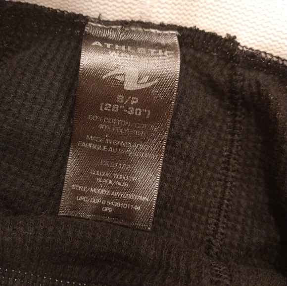 Small Athletic work black Underlayer pants - Picture 3 of 7